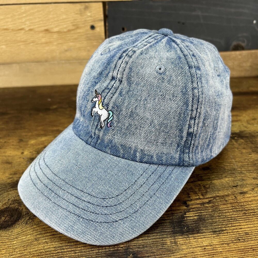 Rainbow Denim Empyre Adjustable Hat Baseball Cap